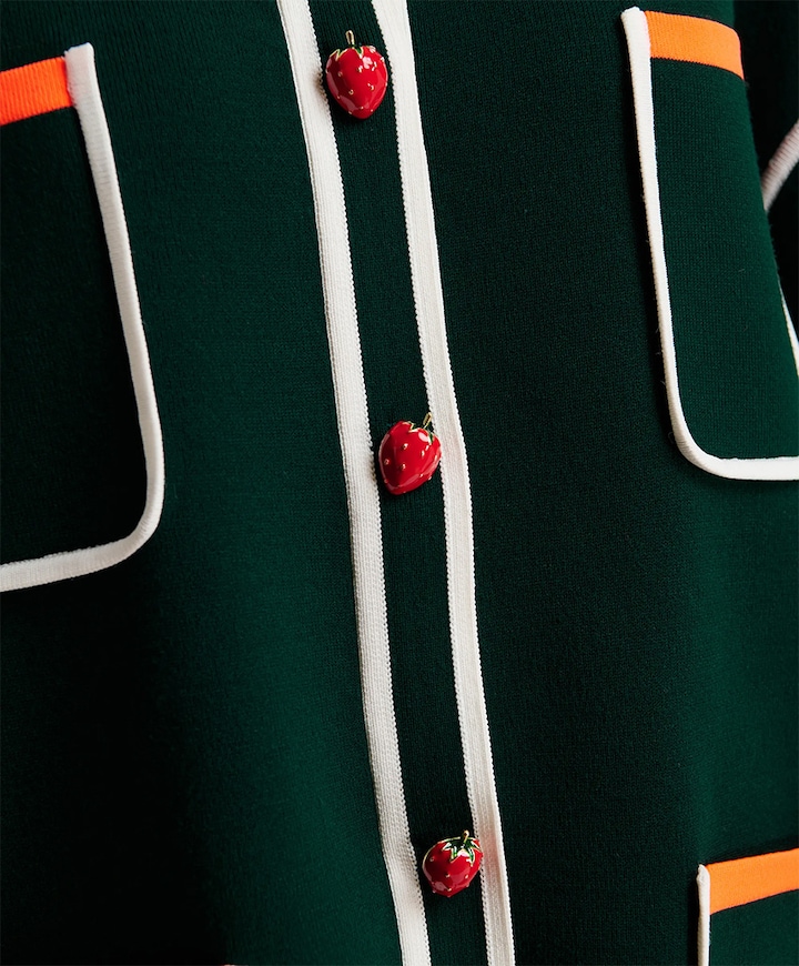 Dames vest groen