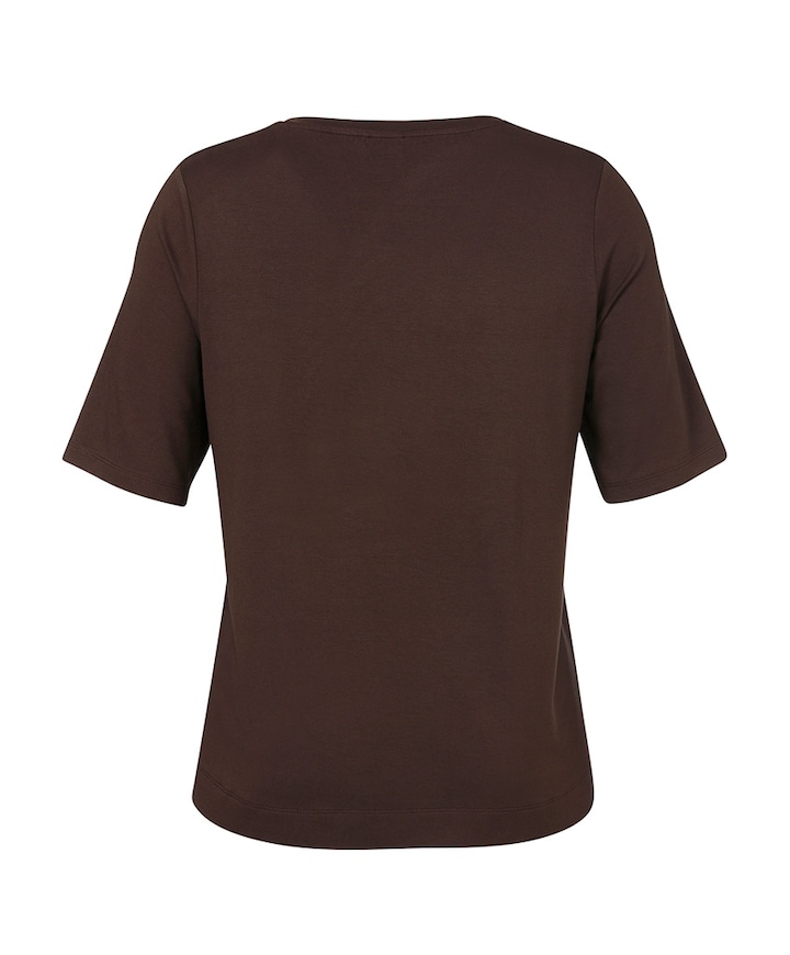 Dames T-shirt bruin