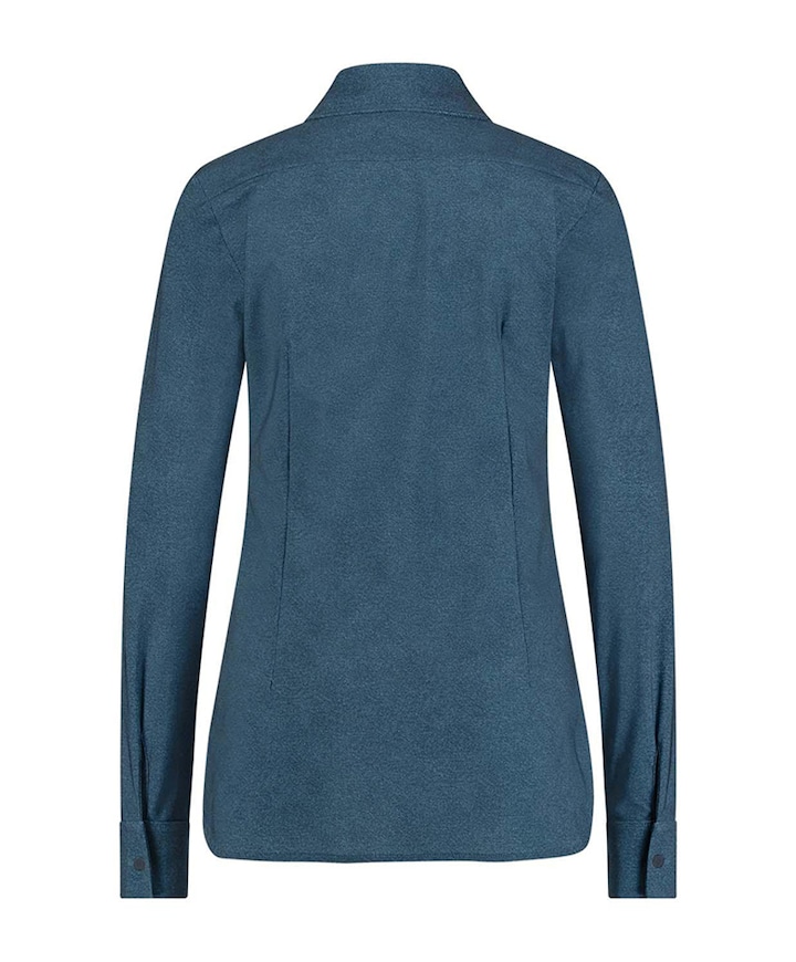 Dames blouse blauw
