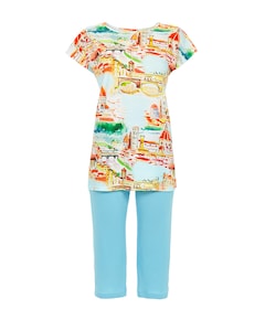 Dames pyjamaset multicolor