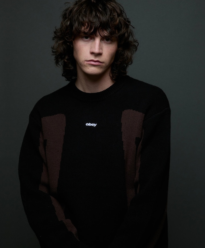 Heren sweater zwart