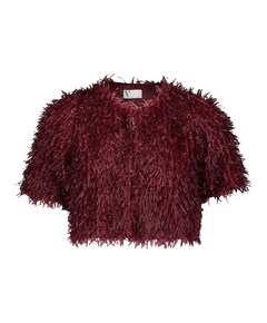 Dames jas bordeaux