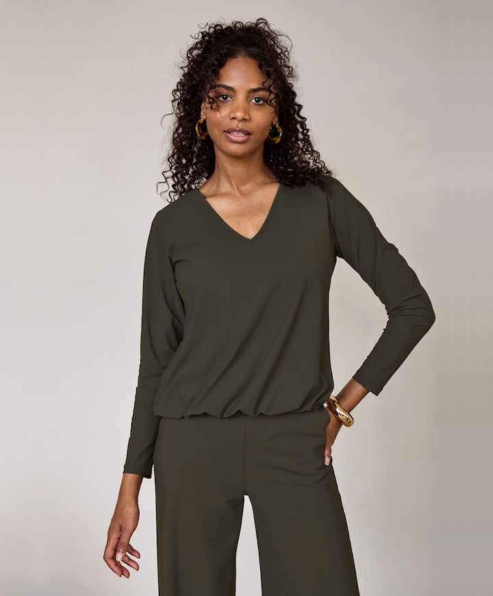 Dames blouse groen