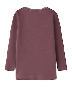 Meisjes longsleeve bordeaux
