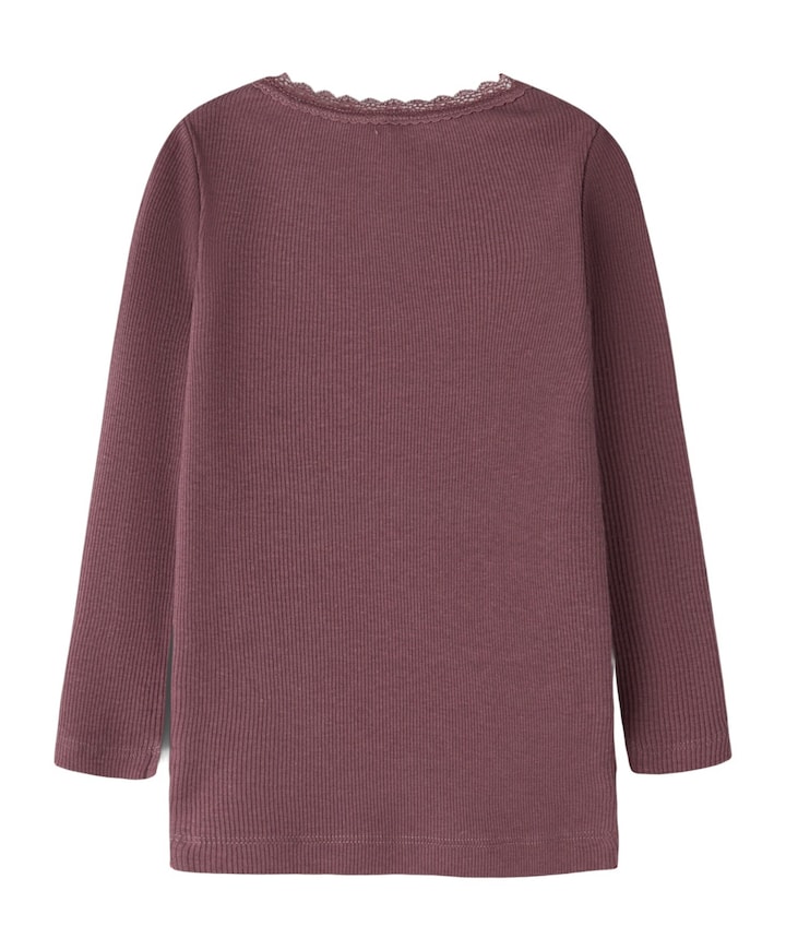 Meisjes longsleeve bordeaux