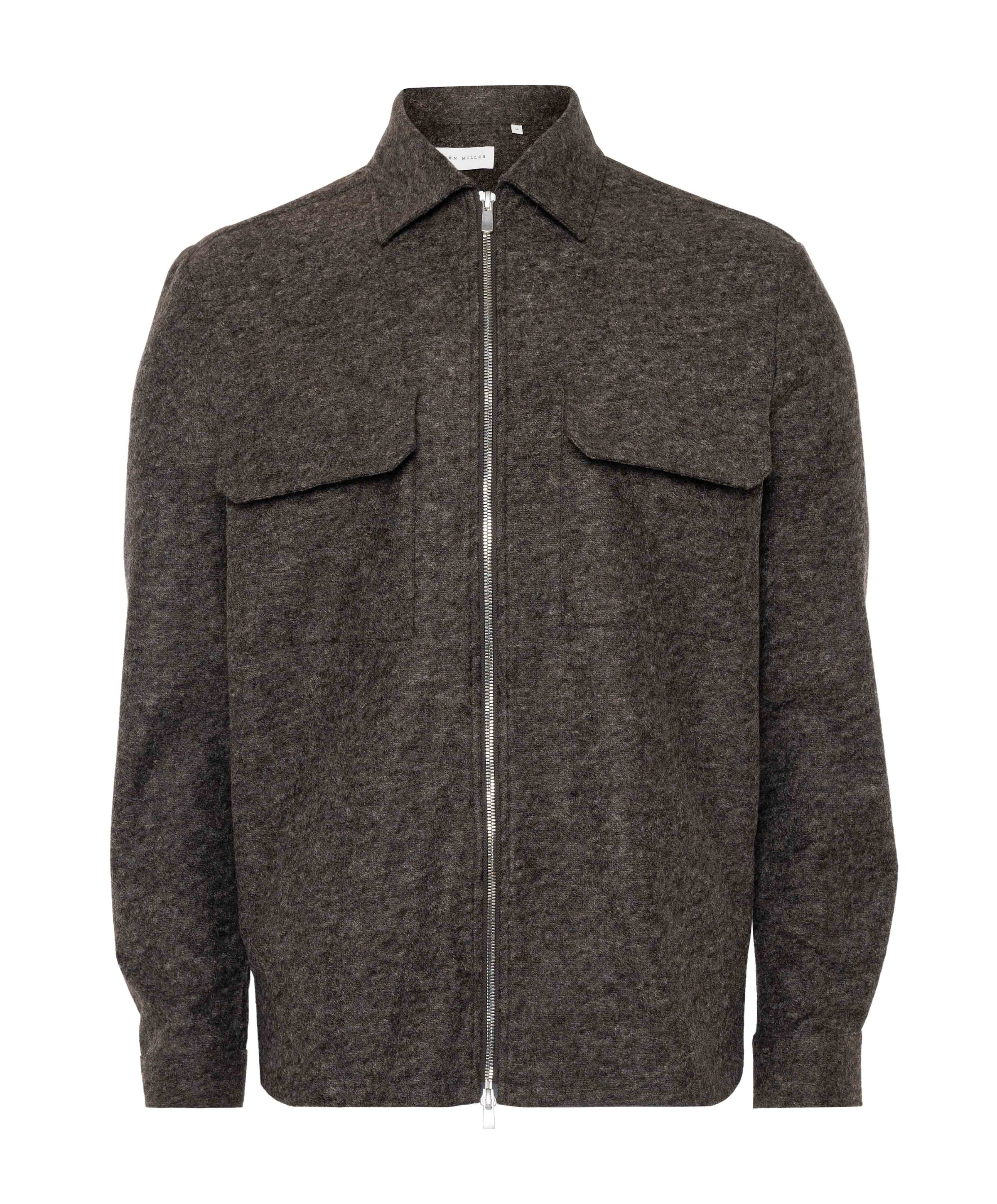 Heren overshirt bruin