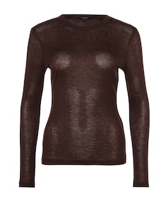 Dames longsleeve bruin