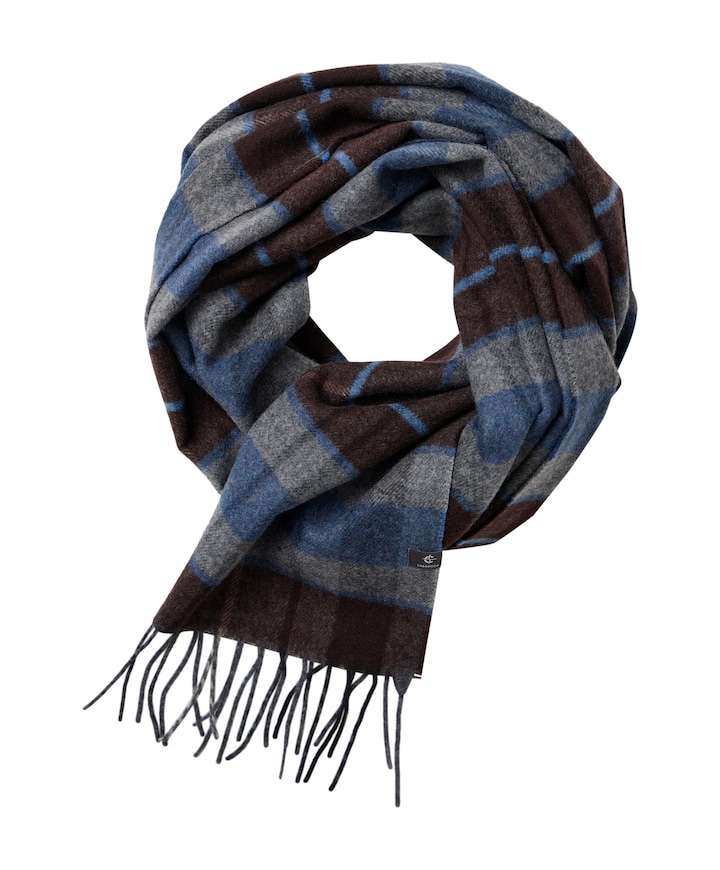 Heren sjaal blauw