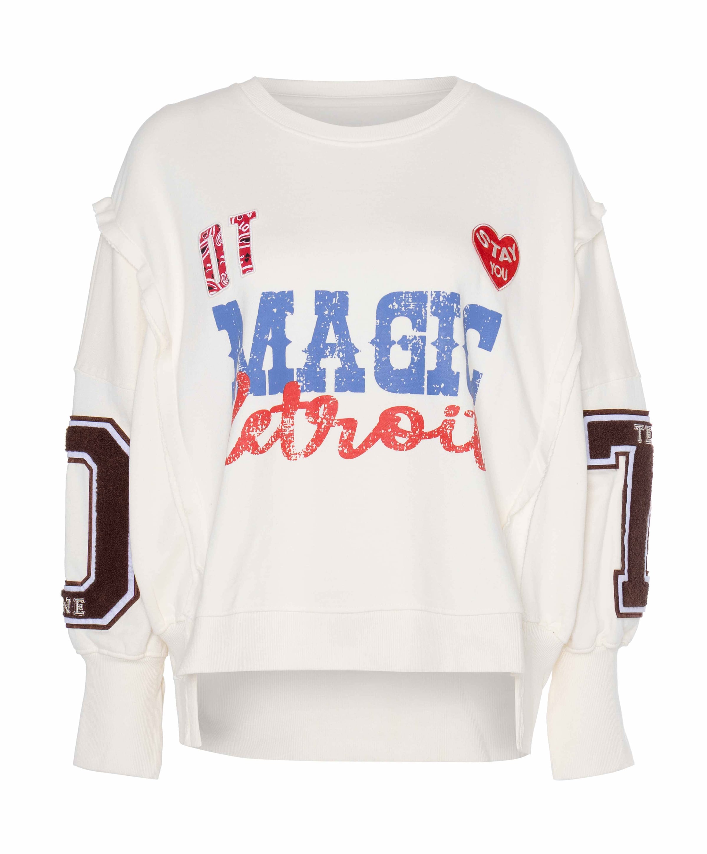 Dames sweater ecru