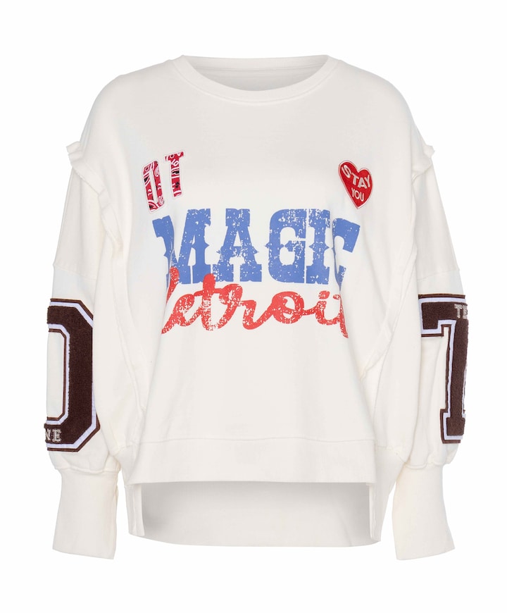 Dames sweater ecru
