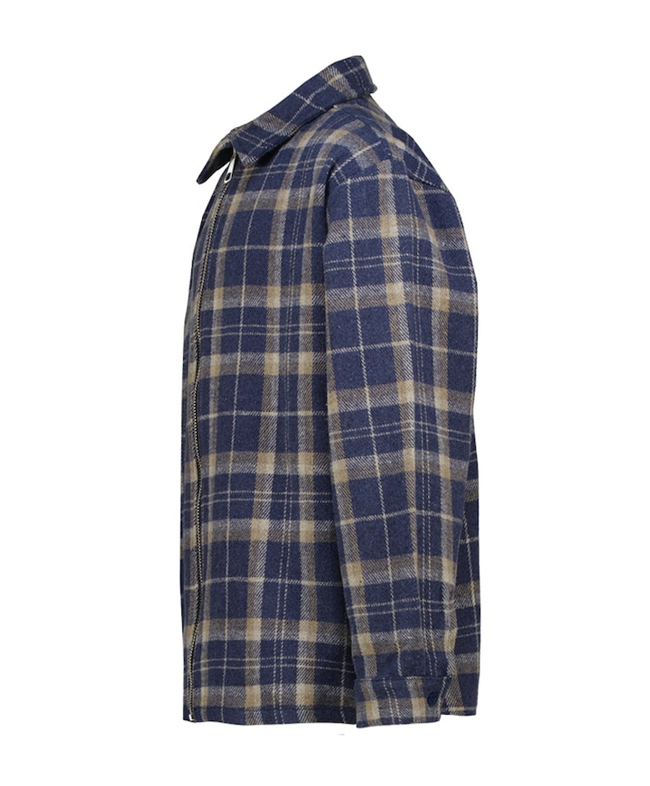 Jongens overhemd lange mouw blauw