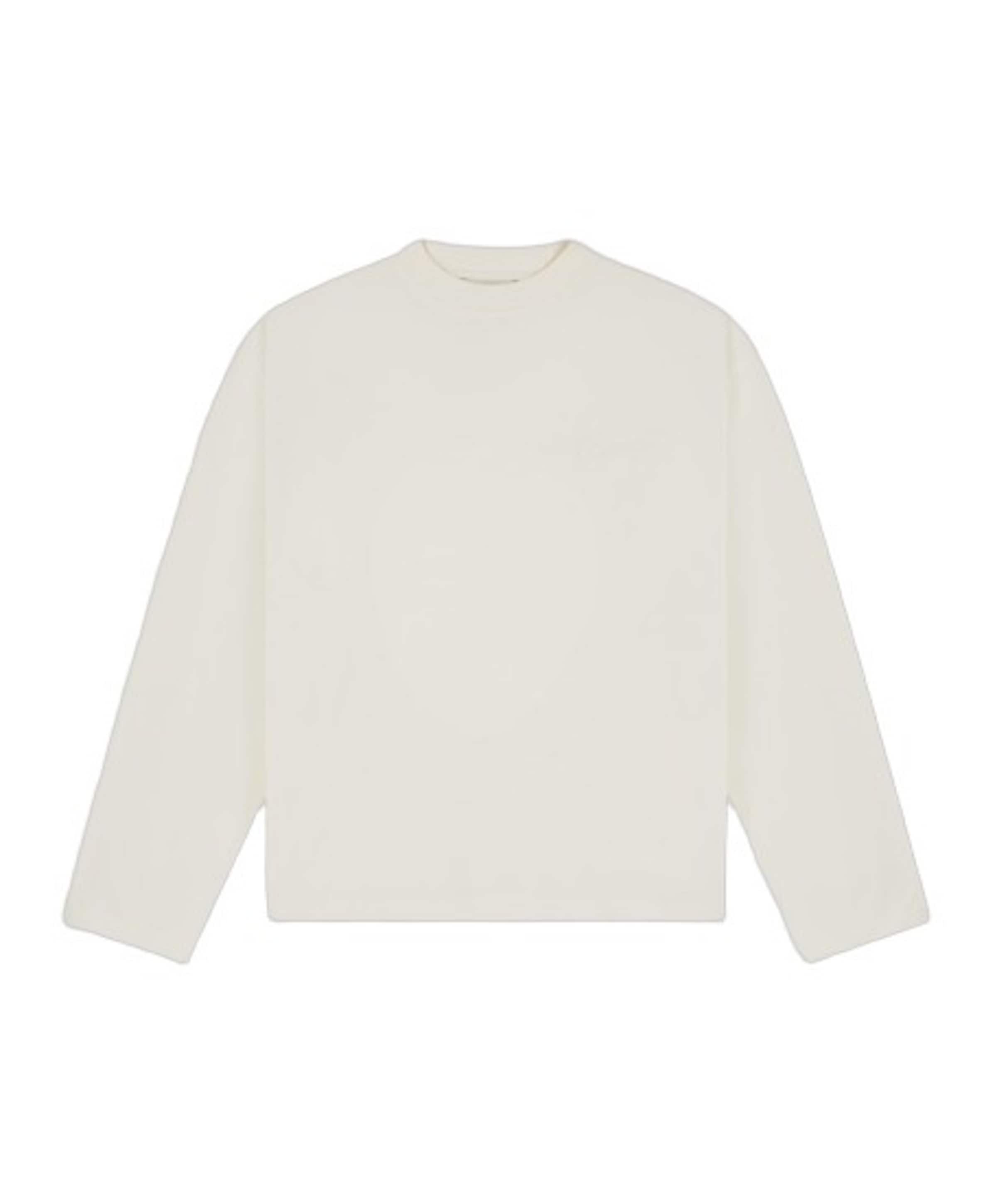 Uniseks longsleeve ecru