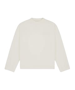 Uniseks longsleeve ecru
