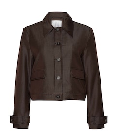 Dames jas bruin