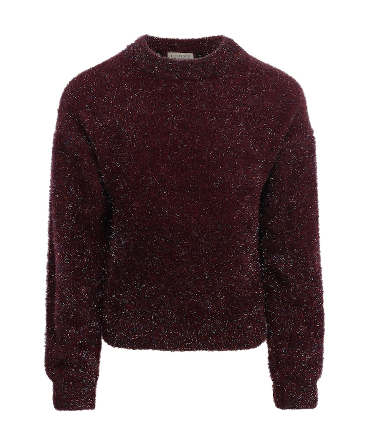Meisjes trui bordeaux
