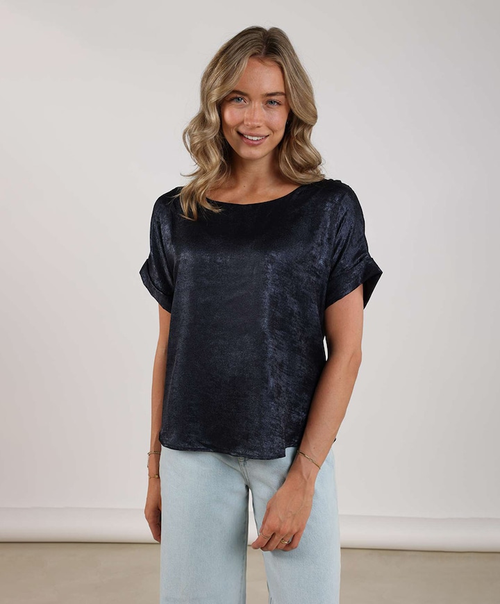 Dames top blauw
