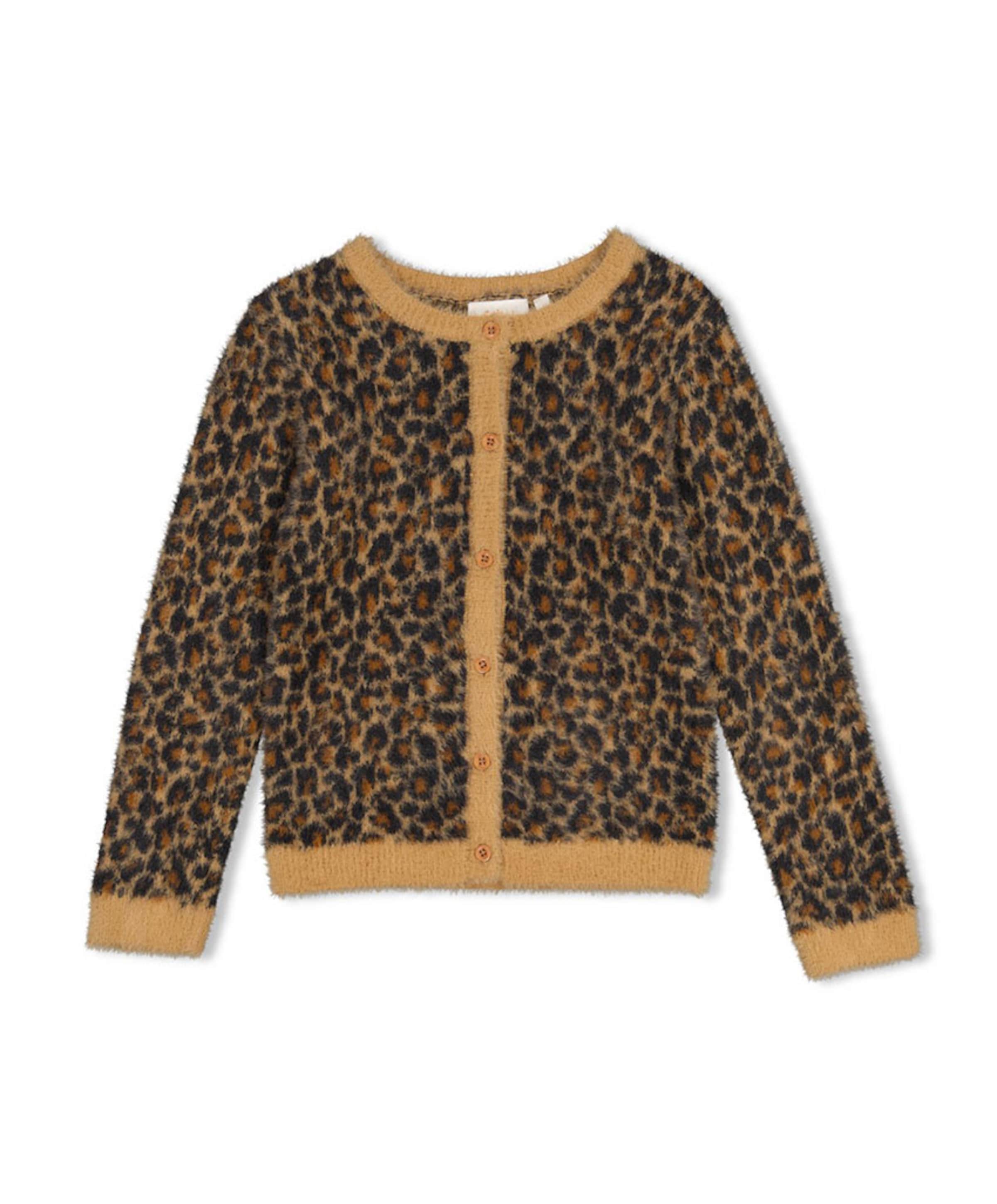 Meisjes vest bruin