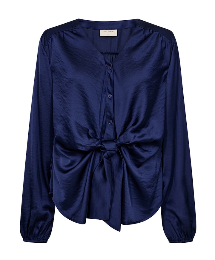 Dames blouse blauw