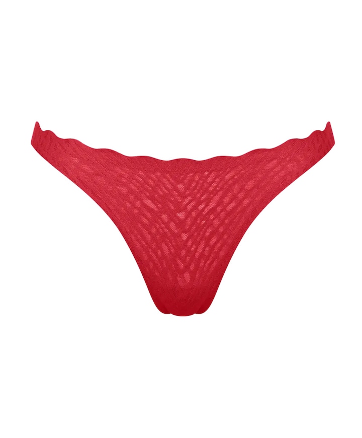Dames string rood