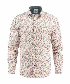 Heren overhemd lange mouw multicolor