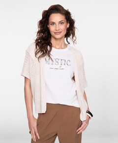 Dames vest ecru