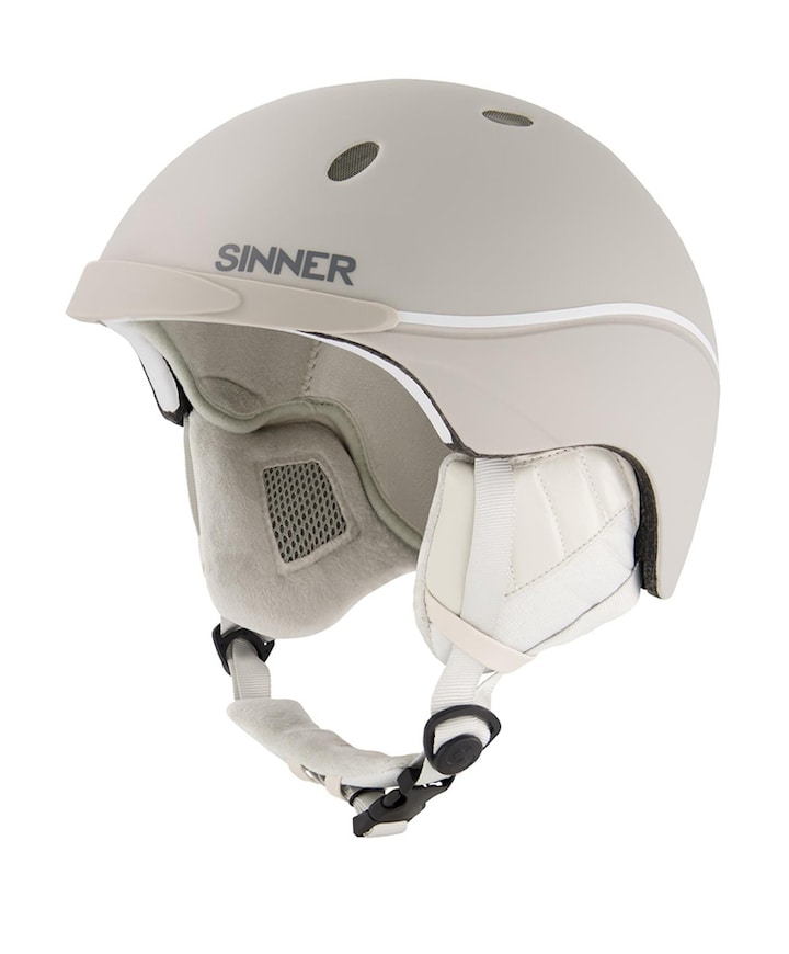 Skihelm uniseks grijs