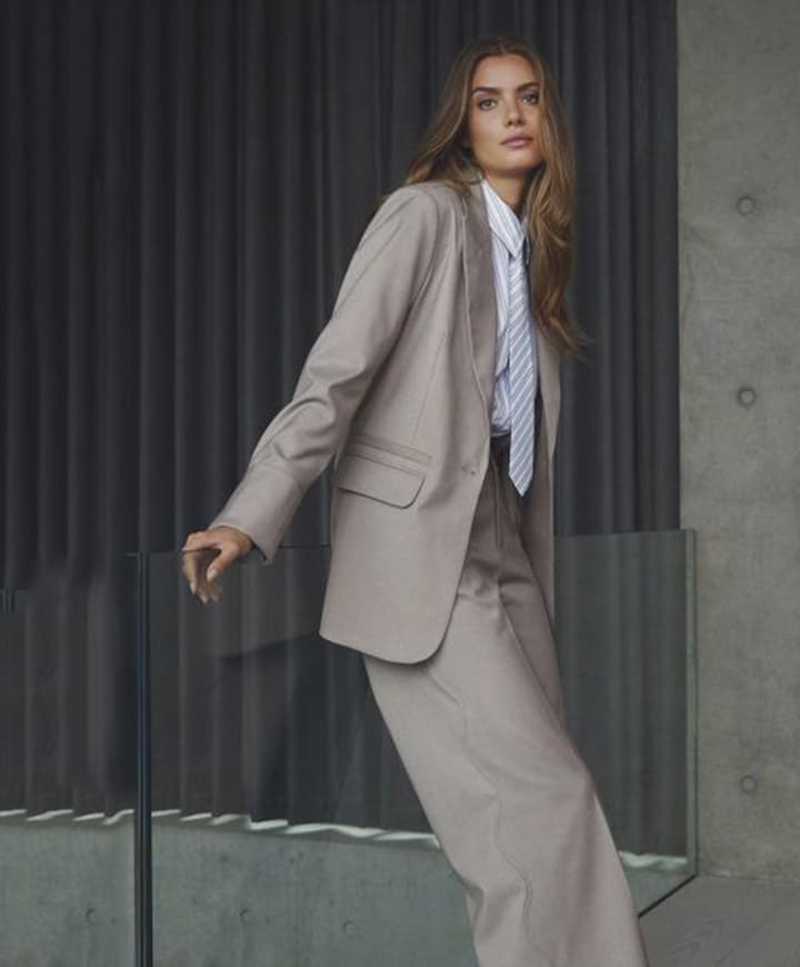 MattyCC LL dames broek beige