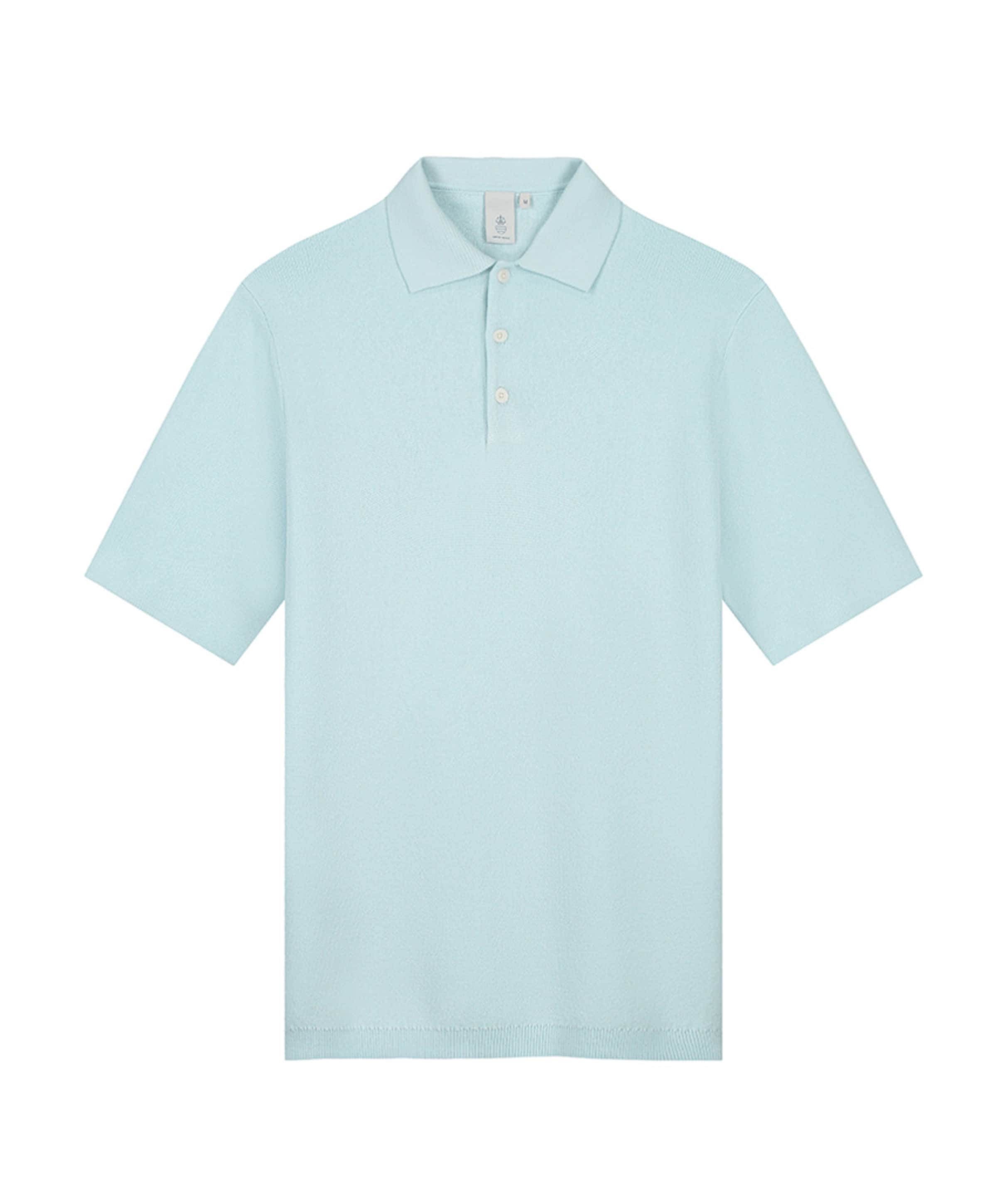 Heren polo blauw