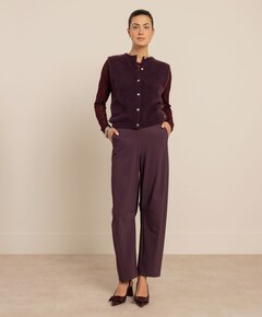 Dames longsleeve bordeaux