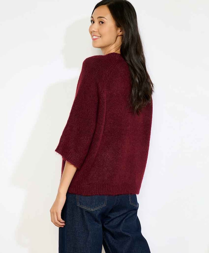 Dames trui bordeaux