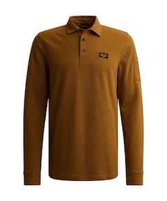 Heren polo bruin