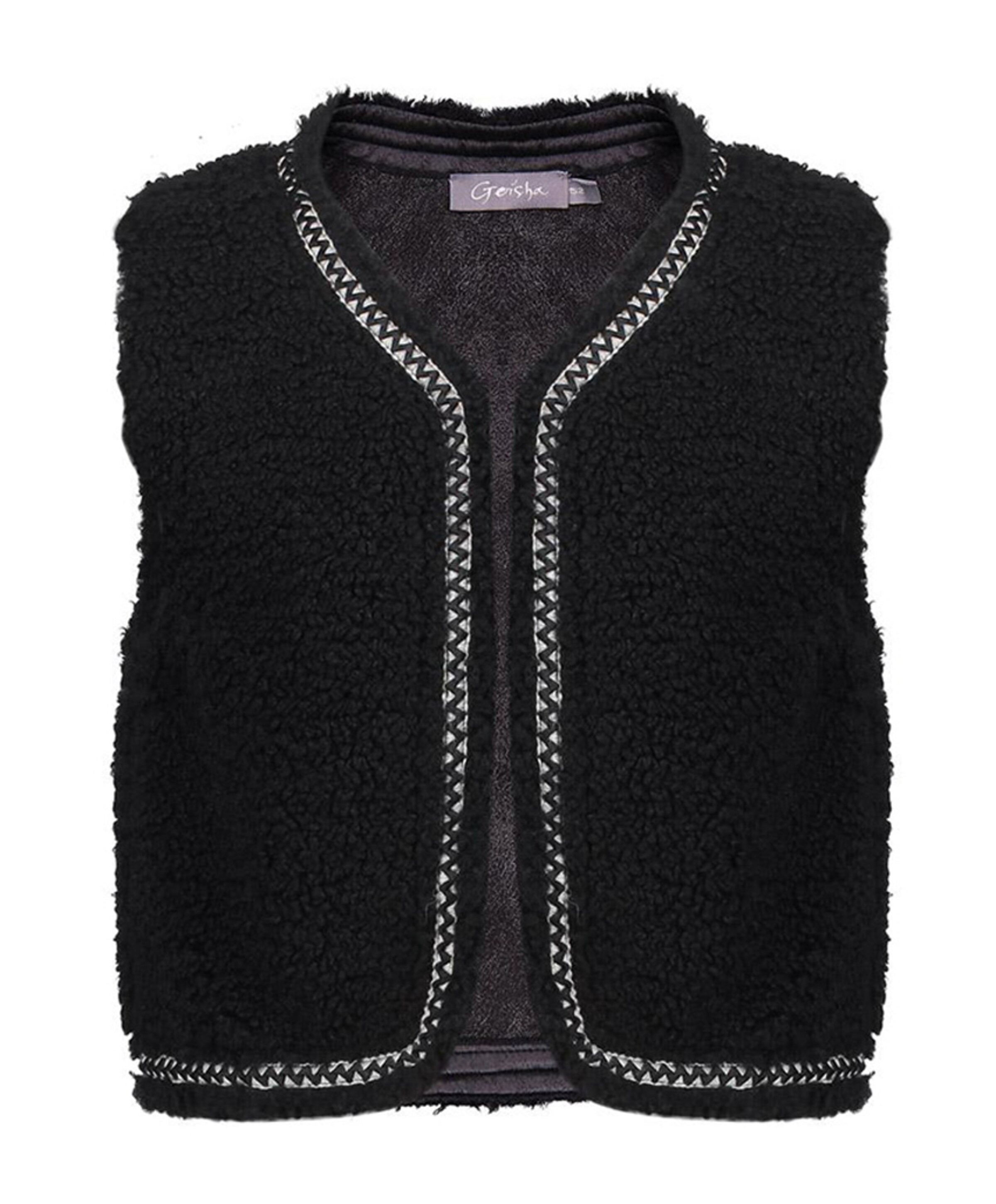 Meisjes gilet zwart