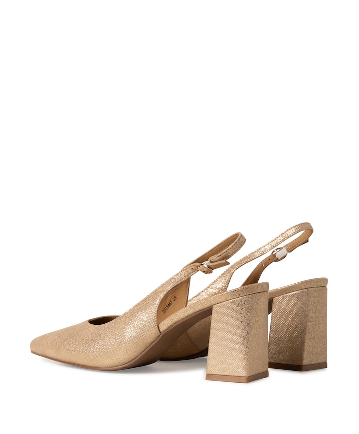 Alfonsa dames slingbacks goud