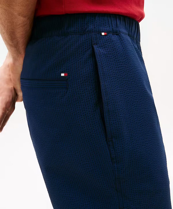 DOVER  PERF TXTR SRSCKR heren korte broek blauw