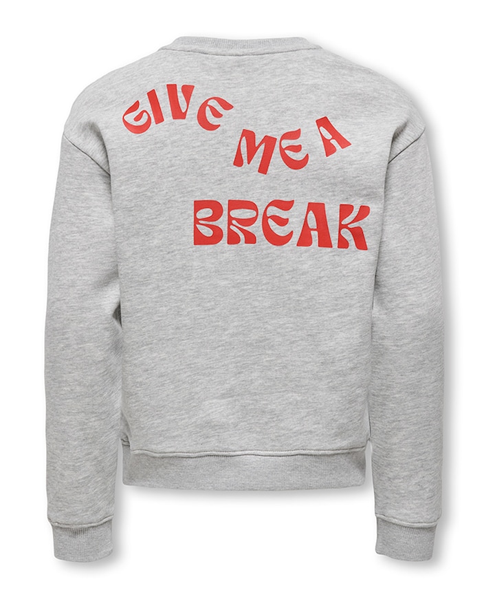 Meisjes sweater grijs