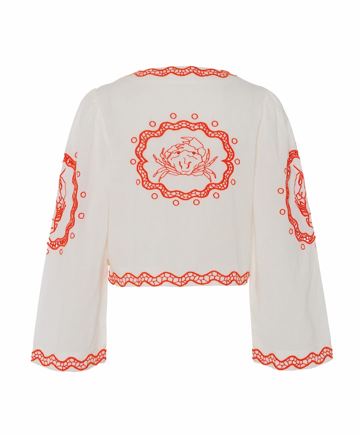 Dames blouse ecru