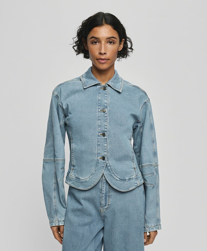 Dames spijkerjas  blauw