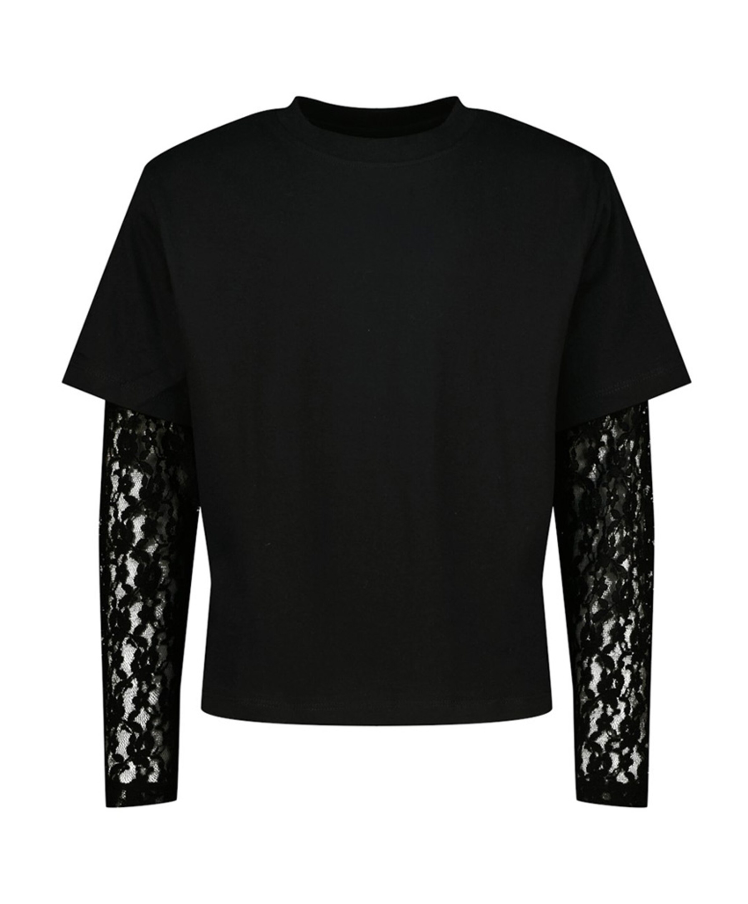 Meisjes longsleeve zwart