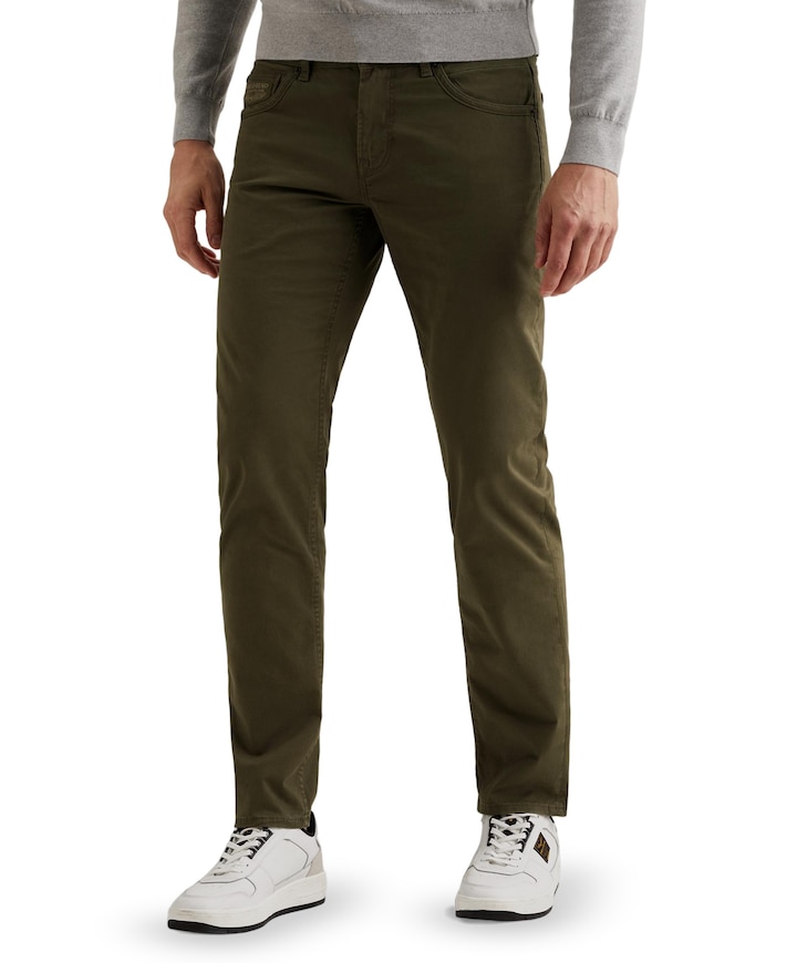 NAVIGATOR LEFT HAND STRETCH TWILL heren jeans groen