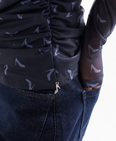 Dames top blauw