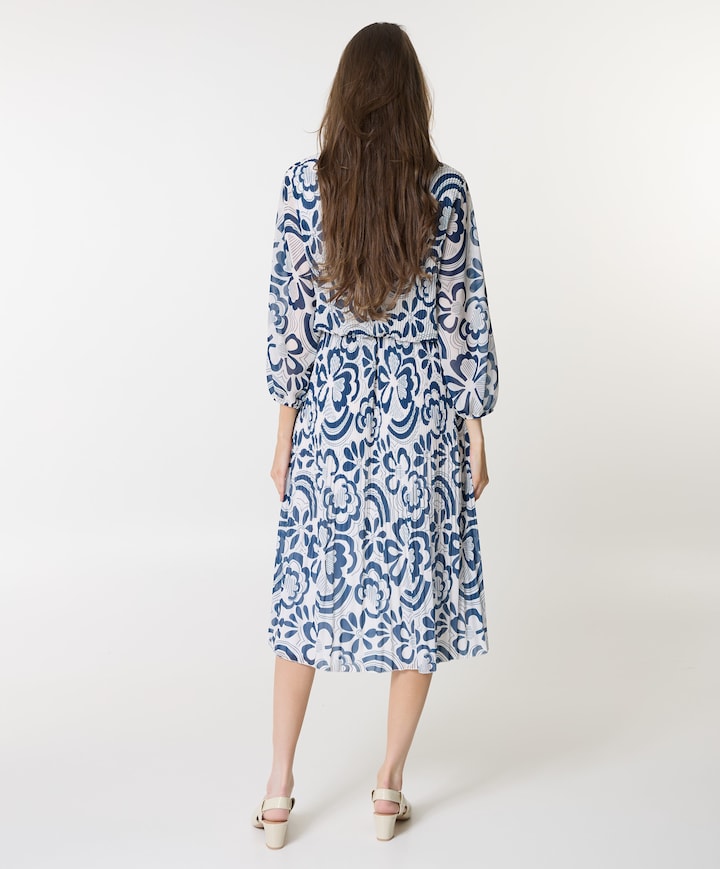 Dames jurk blauw