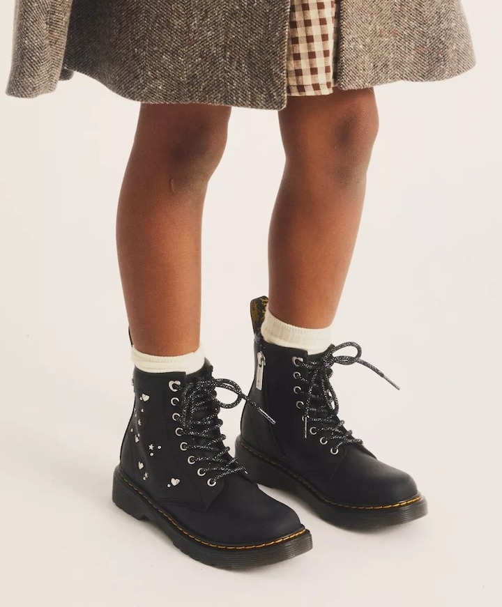 1460 HS J meisjes boots zwart