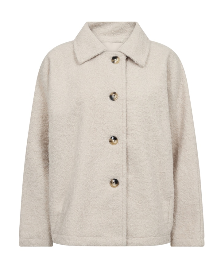 Dames cape beige