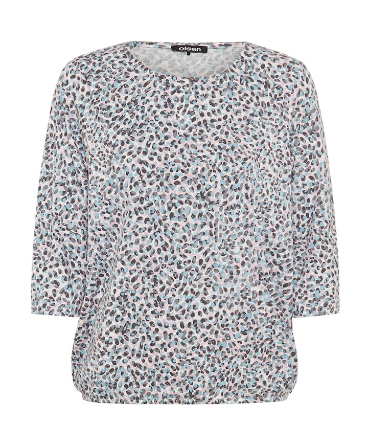 Dames longsleeve blauw