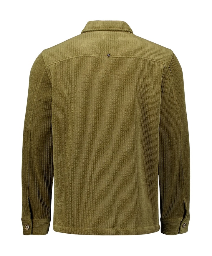 Heren overshirt groen