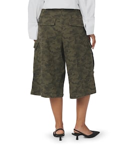 Islana Camou dames korte broek groen