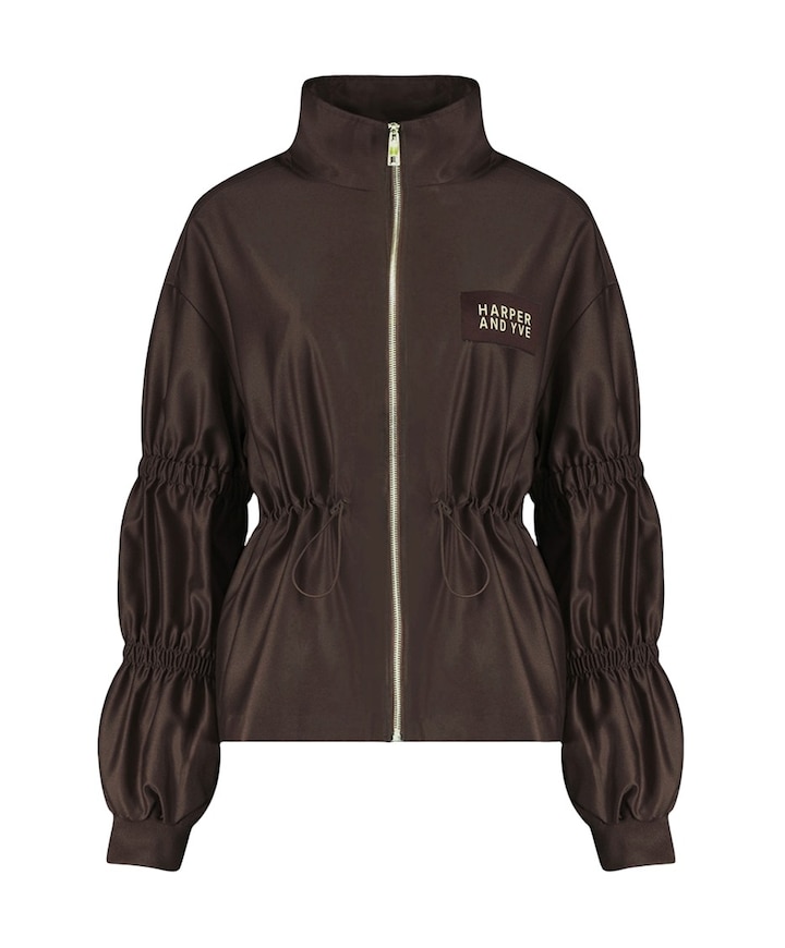 Dames vest bruin