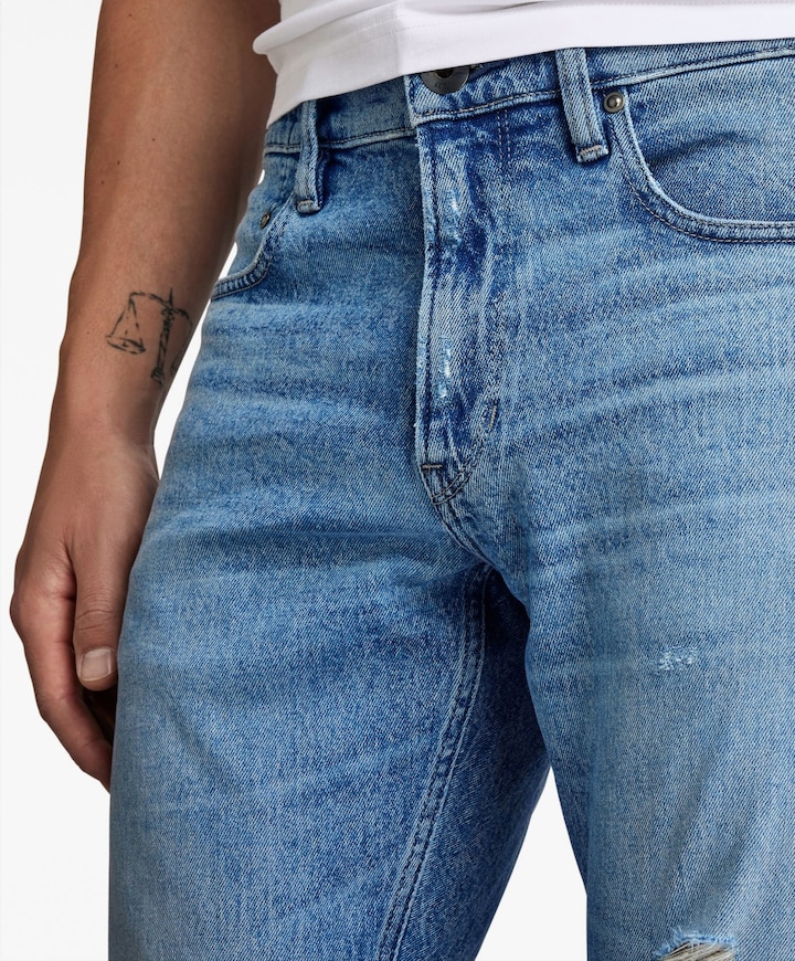 Mosa Straight heren jeans blauw