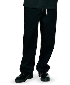 Cotton Twill Pant heren pantalon zwart