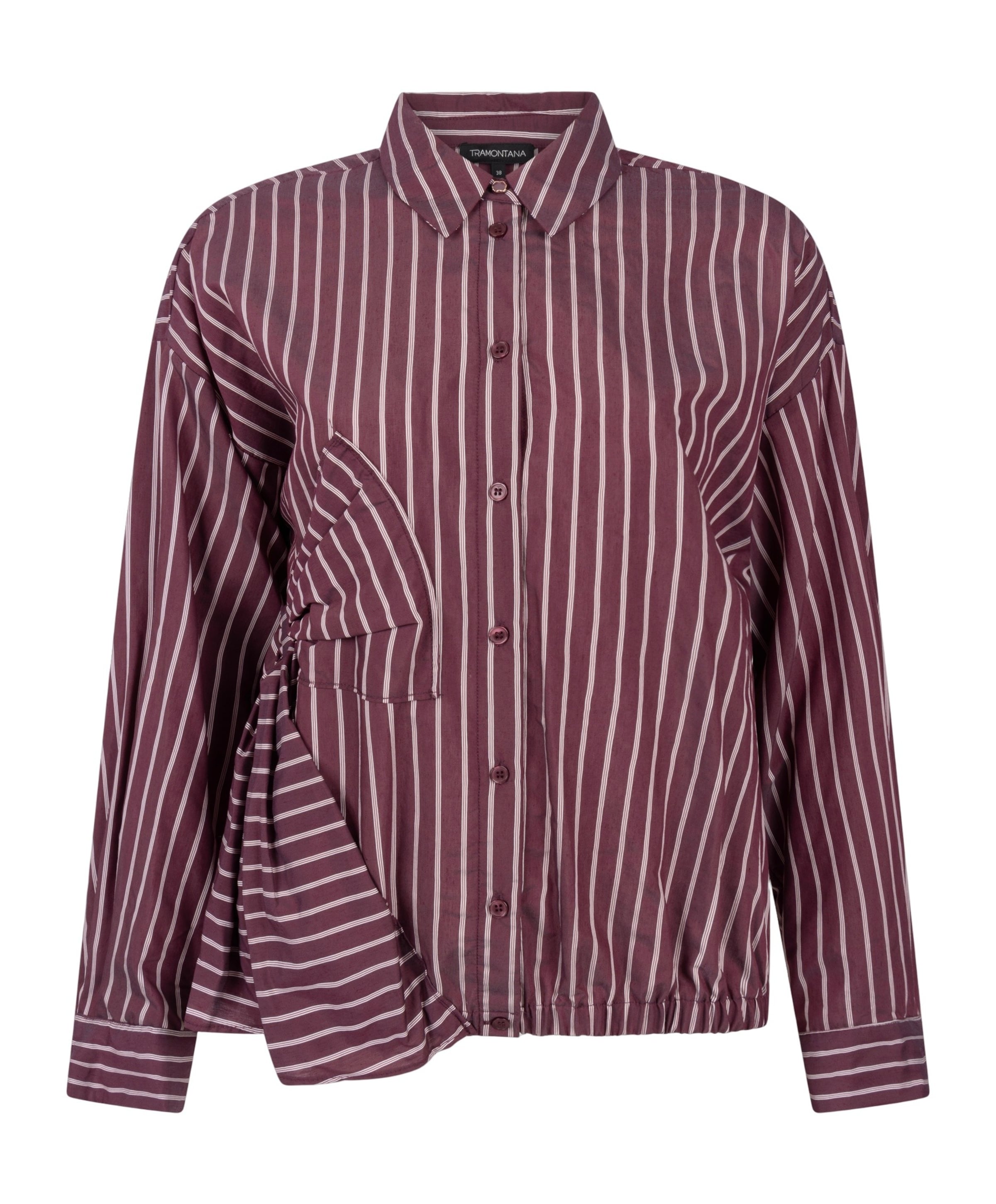 Dames blouse bordeaux